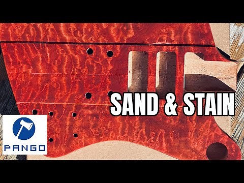 Pango Guitar Kit PFB 512 Firebird - Sand, Grain-Fill and Stain