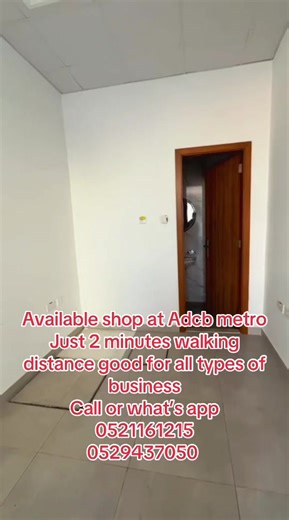 Prime Retail Space for Rent Near ADCB Metro Station