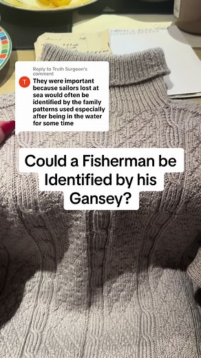 Identifying Fishermen Lost at Sea by Their Ganseys