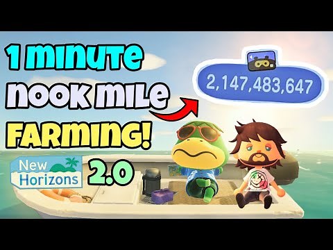 Doing the UNLIMITED NOOK MILES Exploit in 1 minute! | ACNH