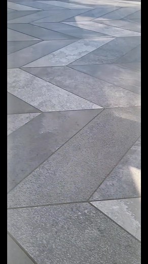 Chevron Pattern Tile Laying | Flooring Construction in Detroit
