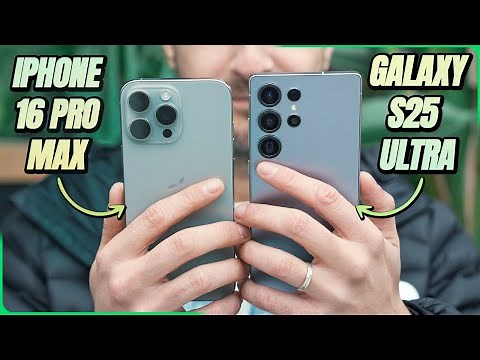 Galaxy S25 Ultra vs iPhone 16 Pro Max, the ultimate duel 🔥