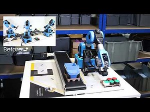 Niryo Ned 2 | Automated Tool-Changing System Demo (Toy Car Assembly Line)