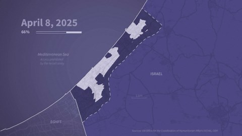 ANIMATED MAP: the Gaza Strip since March 2025