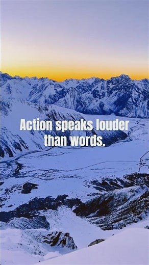 Action speaks louder than words. #motivation