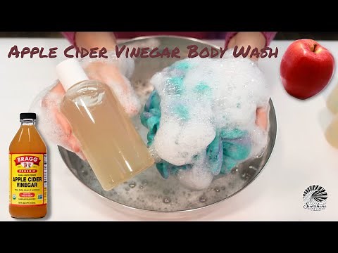 DIY NATURAL BODY WASH~HOW TO MAKE AN APPLE CIDER VINEGAR BODY WASH GREAT FOR SENSITIVE SKIN