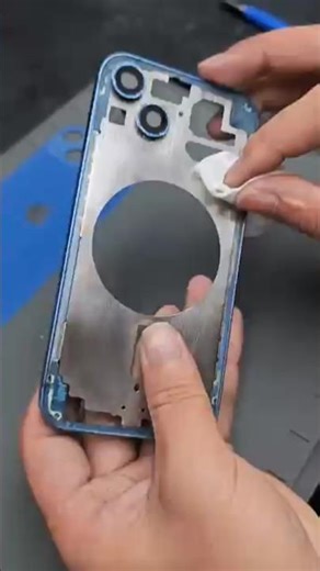 I phone 13 back glass Change 📱💯#repair #shorts #mobile #trending #mobilelover