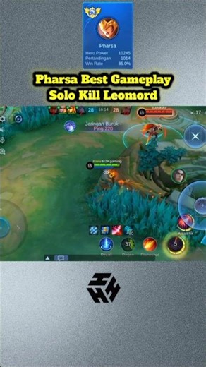 Pharsa Gameplay Pro Player - Tutorial Gameplay Terbaru Hero Pharsa _ Part72 #pharsa #short #shorts