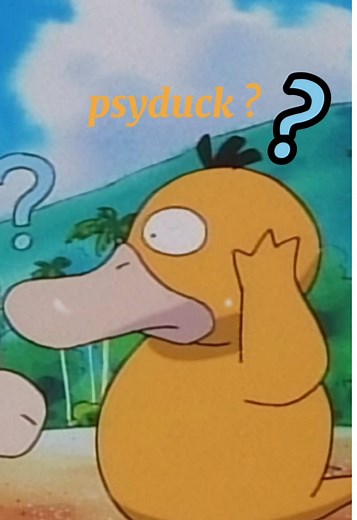 Psyduck and Misty: Finding Comfort in Overthinking