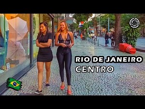 🇧🇷 Downtown RIO DE JANEIRO, Brazil | 2022 【 4K UHD 】