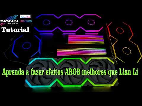 Melhor que Lian Li? Efeitos ARGB avançado App SignalRGB+Nollie