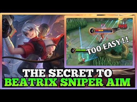 How Can they Aim Beatrix Sniper Easily | MLBB
