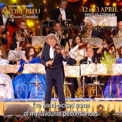 🎻 Celebrate André Rieu’s 75th Birthday 🎻 Join us at Limelight Cinemas Ipswich this Saturday & Sunday for “The Dream Continues” — a stunning musical journey with André and the Johann Strauss Orchestra. Enjoy never-before-seen concert moments on the big screen in this special tribute to the King of the Waltz. 🎟️ Book now via limelightcinemas.com.au | Riverlink Shopping Centre