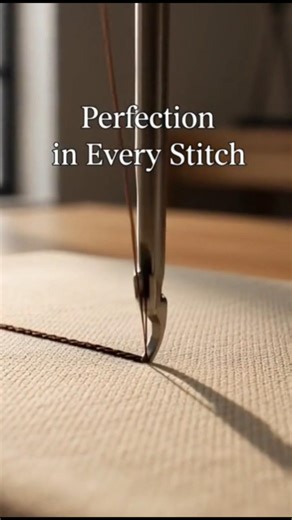 Satisfying Straight Stitch Perfection. #Sewing#Satisfying