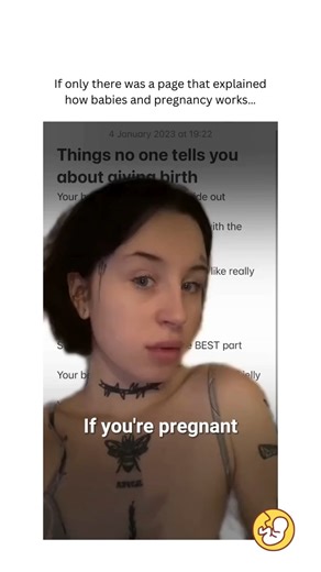 @howbabieswork on Instagram: "Things you need to know about giving birth! Video credit: @four.nine #explore #educational #viral #reels #medical #howbabiesworks #babies #pregnancy"