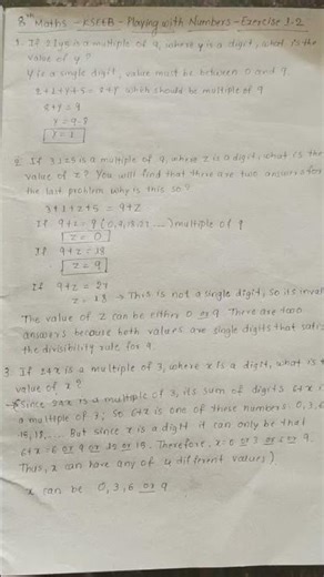 8thMaths|Playing with numbers|Excercise 1.2 solutions| KSEEB Karnataka board