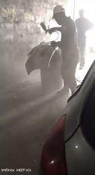 panel beating and spray painting 🎨🖌️...is our veins 🧬🧬🧬🔥🔥🔥#VITZ