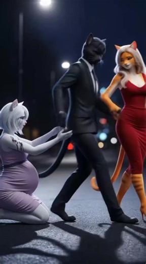 The poor child was hated by his mother just because he looked like his father.#catfamily #catstory #aicat #videoviral #fyp | Alien Cat