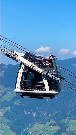 The coolest cable car in Switzerland 🇨🇭 CabriO Stanserhorn
