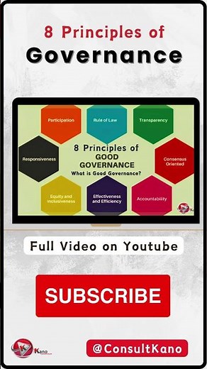 8 Principles of Governance in Public Administration | What Is Good Governance In Public Sector?