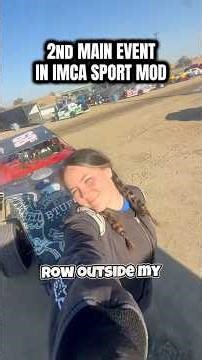 How did this race go?! We are getting better! | 2nd MAIN EVENT IN IMCA SPORT MOD #racing #modifieds
