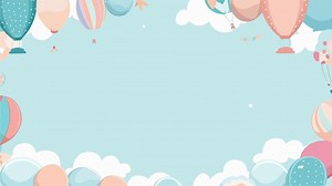 Creative Vector Cartoon Style Background with Video and Photo Frames | Premium AI-generated vector