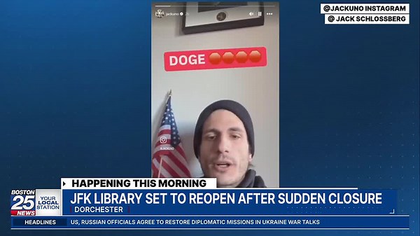 JFK Library set to reopen Wednesday after sudden closure