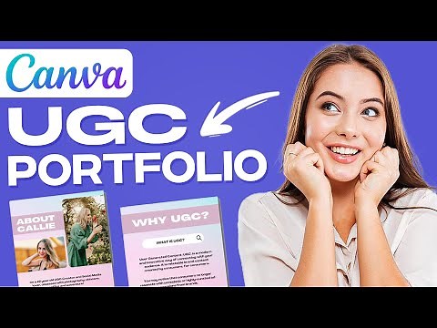 How To Create A UGC Portfolio Using Canva | Tutorial For Beginners (2026)