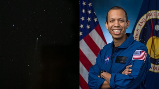 Astronaut on Space Station captures rare comet flying over Earth. See pic