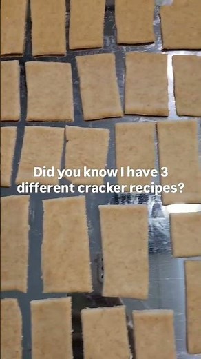 This is my butter cracker recipe!
