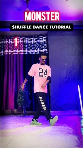 Monster - 🔥 Dance Tutorial | Raju mj | D_vision Studio | Shuffle Dance #Trend #Shorts