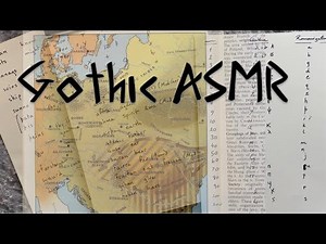Gothic 🗡[ASMR]writing and history