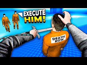 Sentencing Psycho Prisoners With Assassins Creed Sword! In Boneworks Mods!