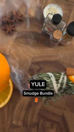 In this video, I guide you through creating your own Yule-inspired smudge stick using: • Rosemary • Thyme • Dried Orange Slices • Cinnamon Stick This combination of festive ingredients makes a beautifully aromatic smudge stick, perfect for cleansing your space and setting the mood for Yule. Watch the step-by-step process to create this simple yet magical tool for the season! . . . . #YuleMagic #Witchcraft #YuleSeason #WitchyVibes #WheelOfTheYear #YuleCelebration #WitchcraftCommunity #WitchyLife