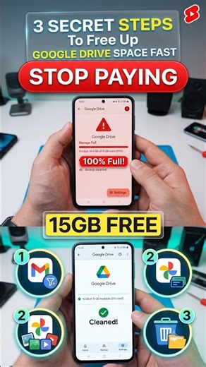 3 Secret Steps to Free Up Google Drive Space FAST (Stop Paying!) ⚡