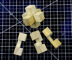 Make and Solve a 3 Piece Burr Puzzle