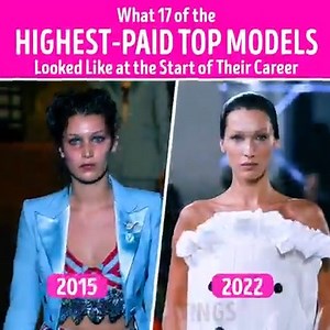 What 17 of the Highest-Paid Top Models Looked Like at the Start of Their Career | CelebRatings