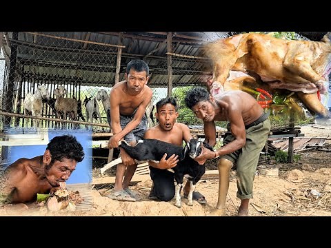Boiled Goat in Coconut Water with Khmer Prahok Sauce | A Traditional Cambodian Delight