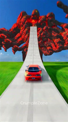 One Try | Supra vs Small & Big Lava Titan #toyota #supra #automobile #nobatidao