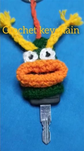 😾Wow Amazing 😍Very Easy Crochet keychain pattern for beginners 🌼#trending #shorts #viral #crochet
