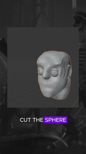 How to sculpt a human face in Blender. #sculpting #blender3d #gamedev #3dmodel #tutorial