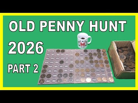 A Box Full of 1000 Old Pennies to Search Through in 2026 - Part 2