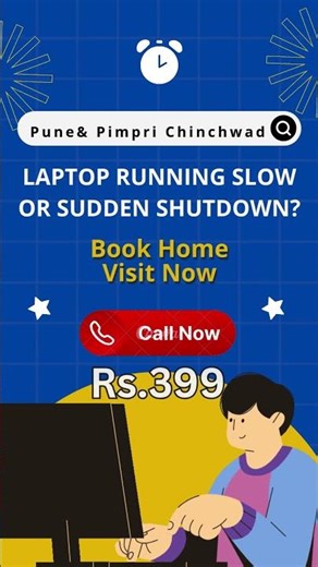Laptop Running Slow I Book Home Visit in Pune