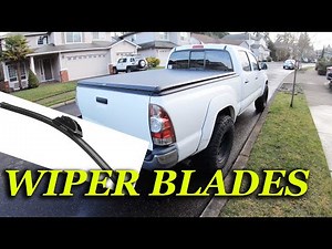 HOW TO REPLACE WIPER BLADES ON A 2006 - 2015 TOYOTA TACOMA