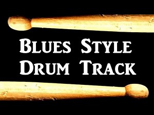 Slow Blues Drum Beat 60 BPM Bass Guitar Backing Track #265