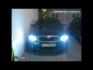 SkodaClub.pl - CAN-BUS Led w Octavii 2 - prezentacja