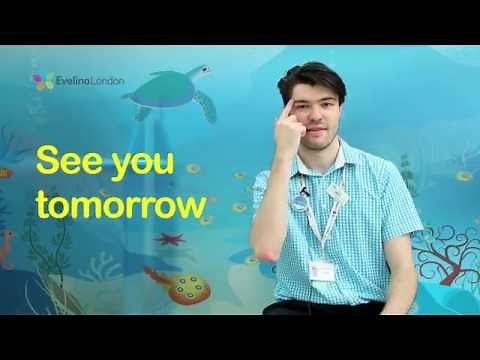 How to sign 'See you tomorrow'