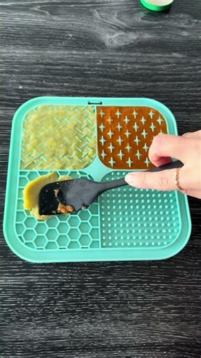 What should you put on a lick mat?