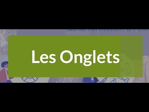 Utilisation des onglets dans un navigateur.