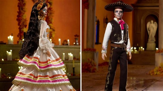 Mattel releases new Día de Muertos Barbie and Ken dolls